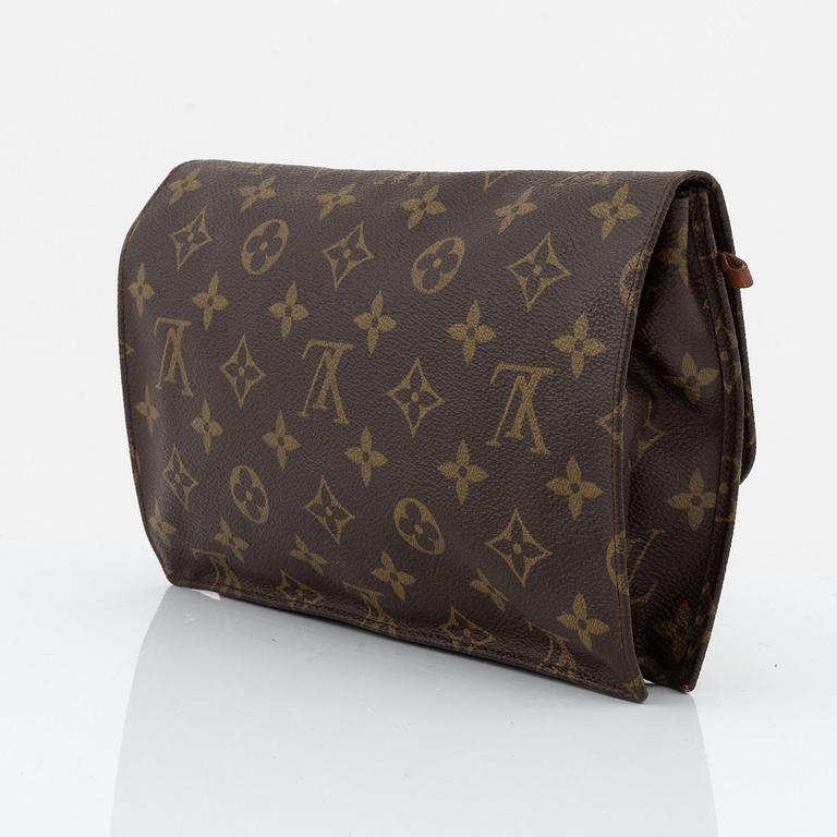 Louis Vuitton, a vintage monogram canvas 'Pochette Rabat' clutch, 1983.