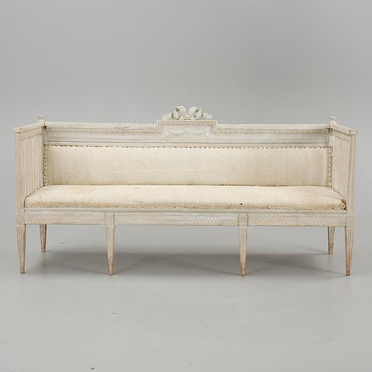 SOFFA, gustaviansk, 1800-talets början.
