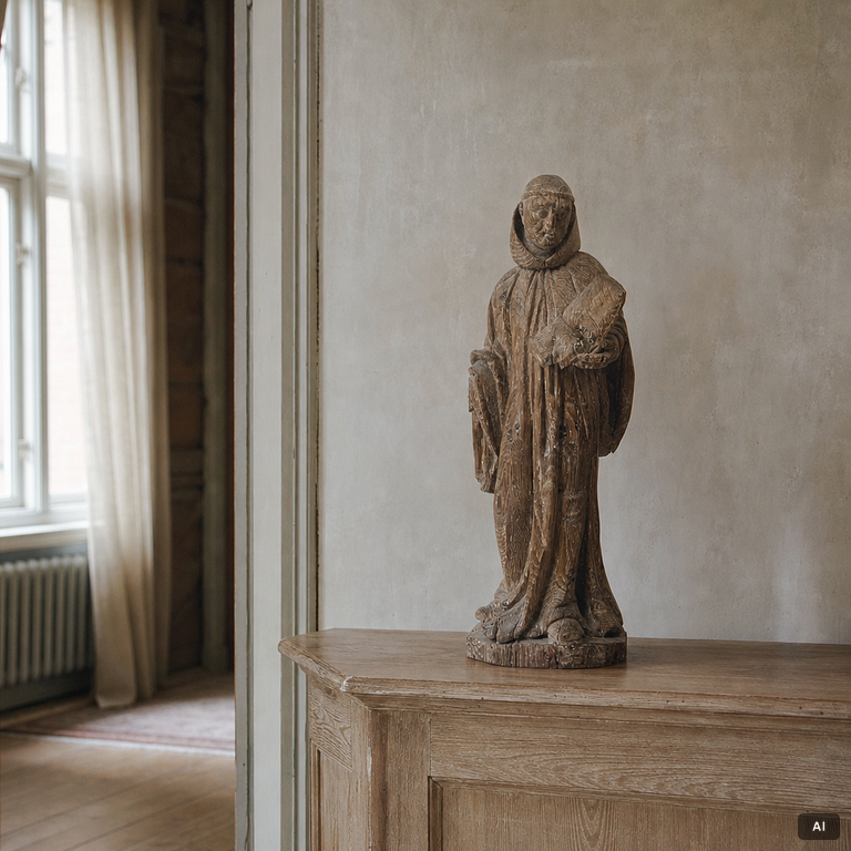 Sculpture, likely Switzerland, 19th century.
