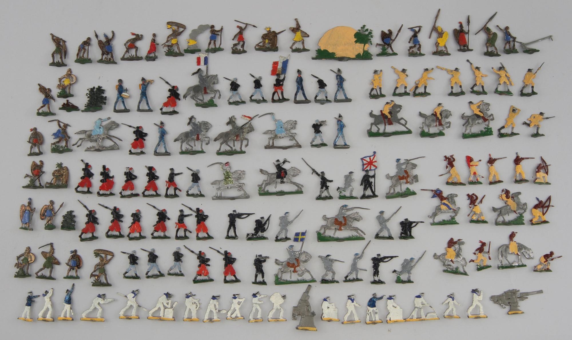 TENNSOLDATER, ca 132 st, 1900-tal.