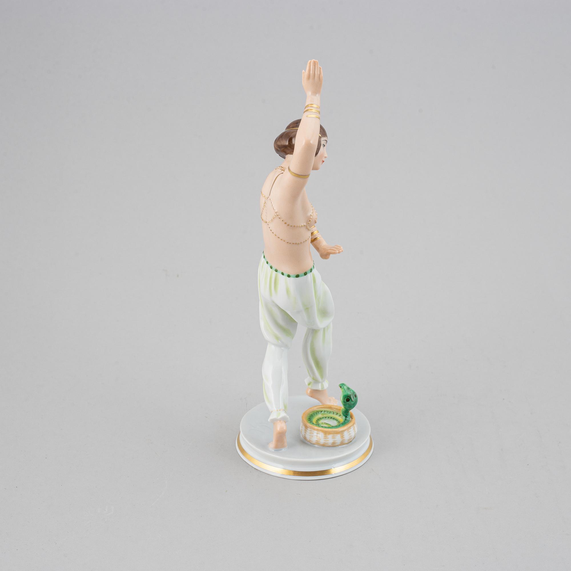 GUSTAV OPPEL, figurin, porslin, art déco, Rosenthal, 1930-tal.