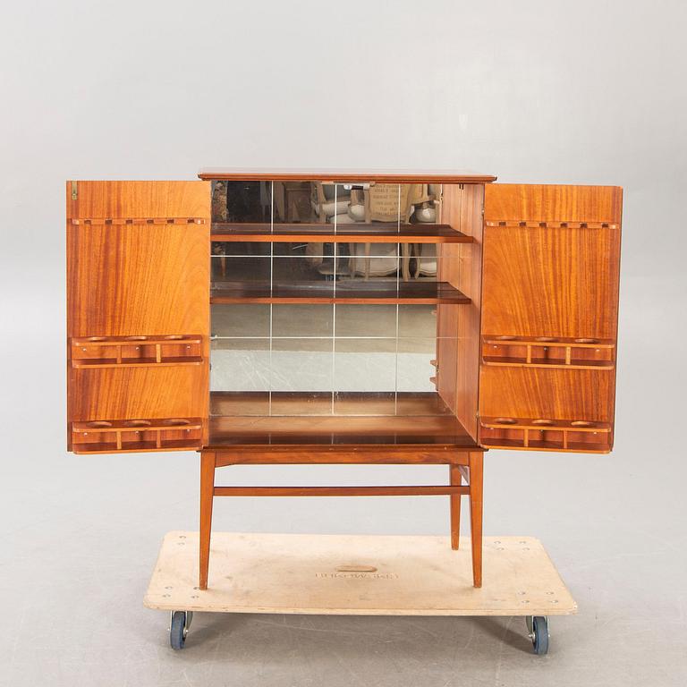 An ABRA Möbler, mid-20th century mahogany bar cabinet.