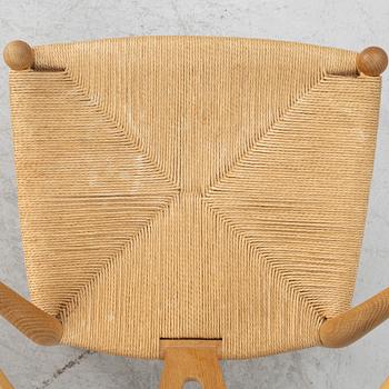 Hans J Wegner, stolar, 10 st, CH-24  "Y-stolen" Carl Hansen & son. Danmark.