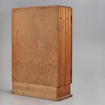 Axel Einar Hjorth, a stained pine "Lovö" cabinet, Nordiska Kompaniet, Sweden 1930's.