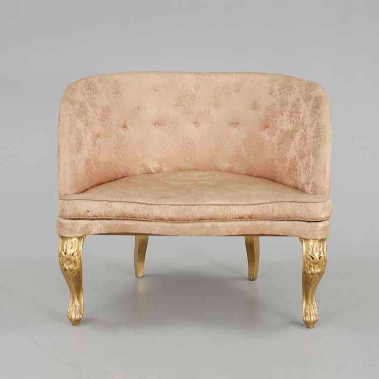 KUNGLIG SOFFA, nyrokoko, 1800-talets andra hälft.