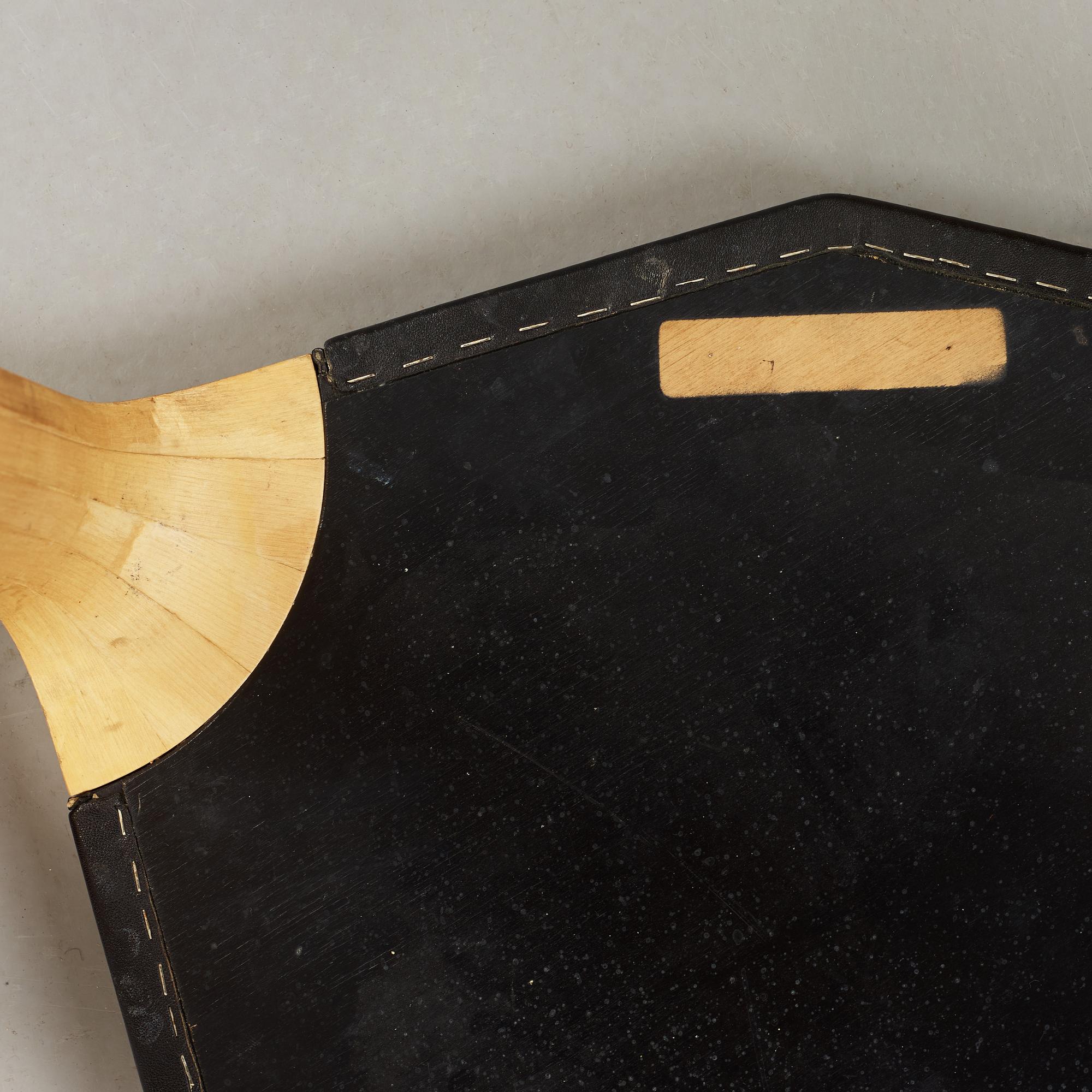 A set of three stools by Alvar Aalto, Artek.