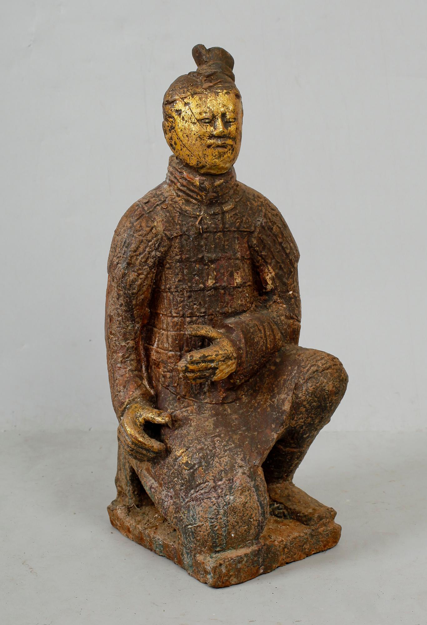 FIGUR, gjutjärn, orientalisk, 1900-/2000-tal.