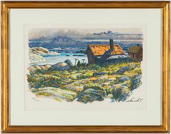 ROLAND SVENSSON,colour lithograph, signed and no. 260/360.