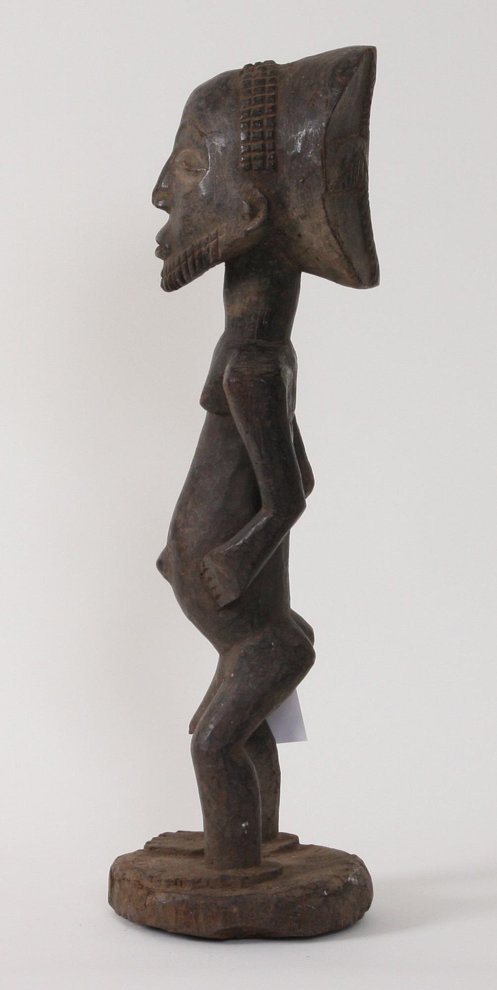 SKULPTUR, trä, trol, Luba, Kongo Kinshasa.