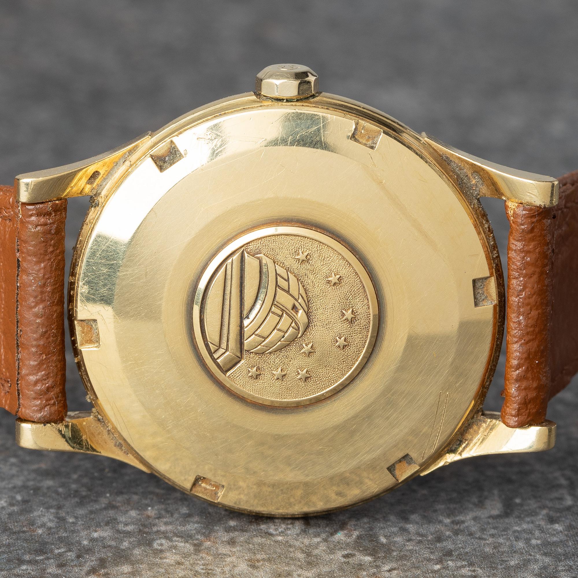Omega, Constellation, Calendar, "Pie-Pan", ca 1960.