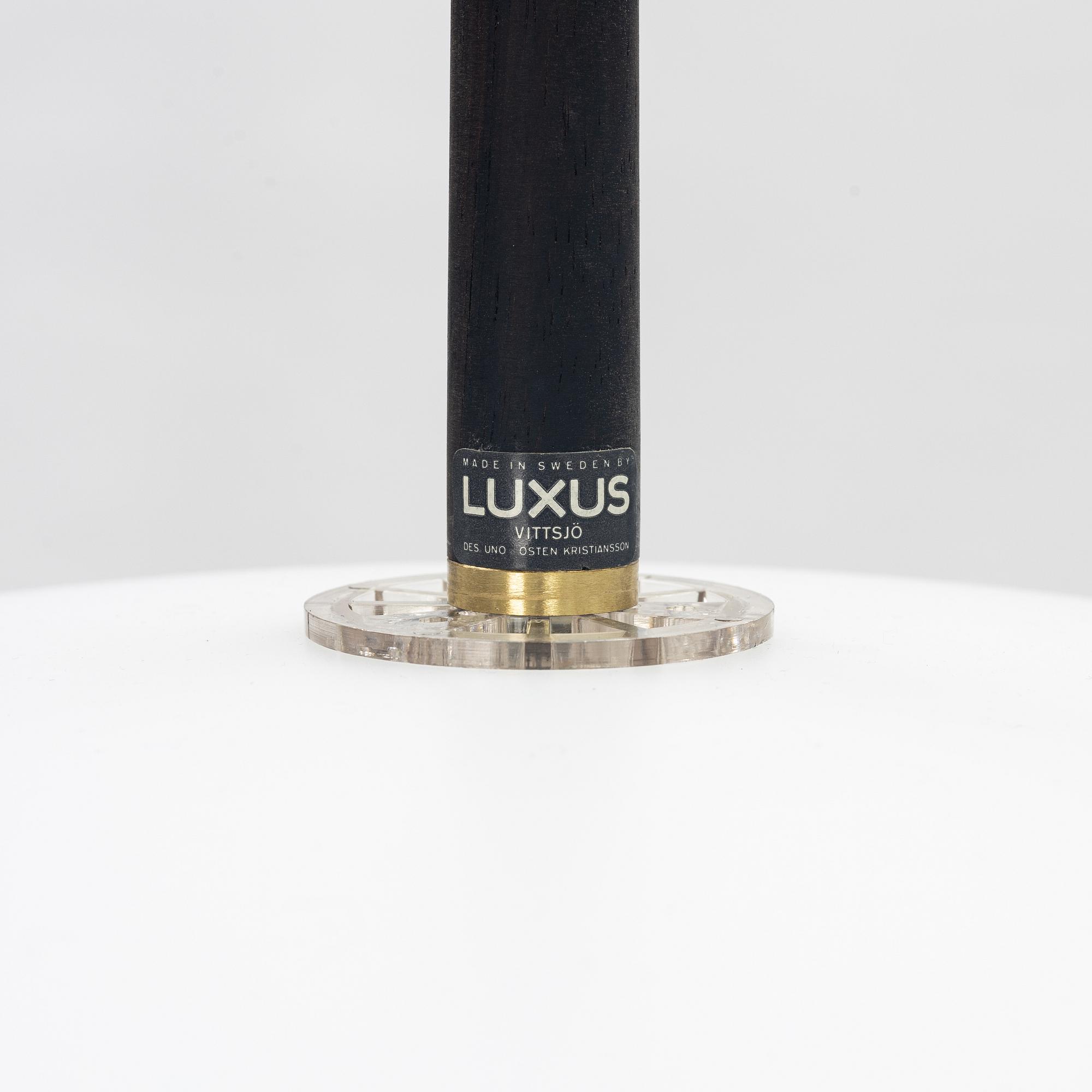 Uno & Östen Kristiansson, a 'Discus' ceiling light, Luxus, Vittsjö, 1960's.