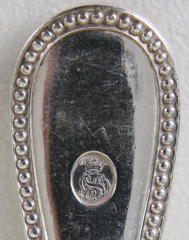 BESTICKSERVIS, ca 130 delar, nysilver. C.R Carlström.