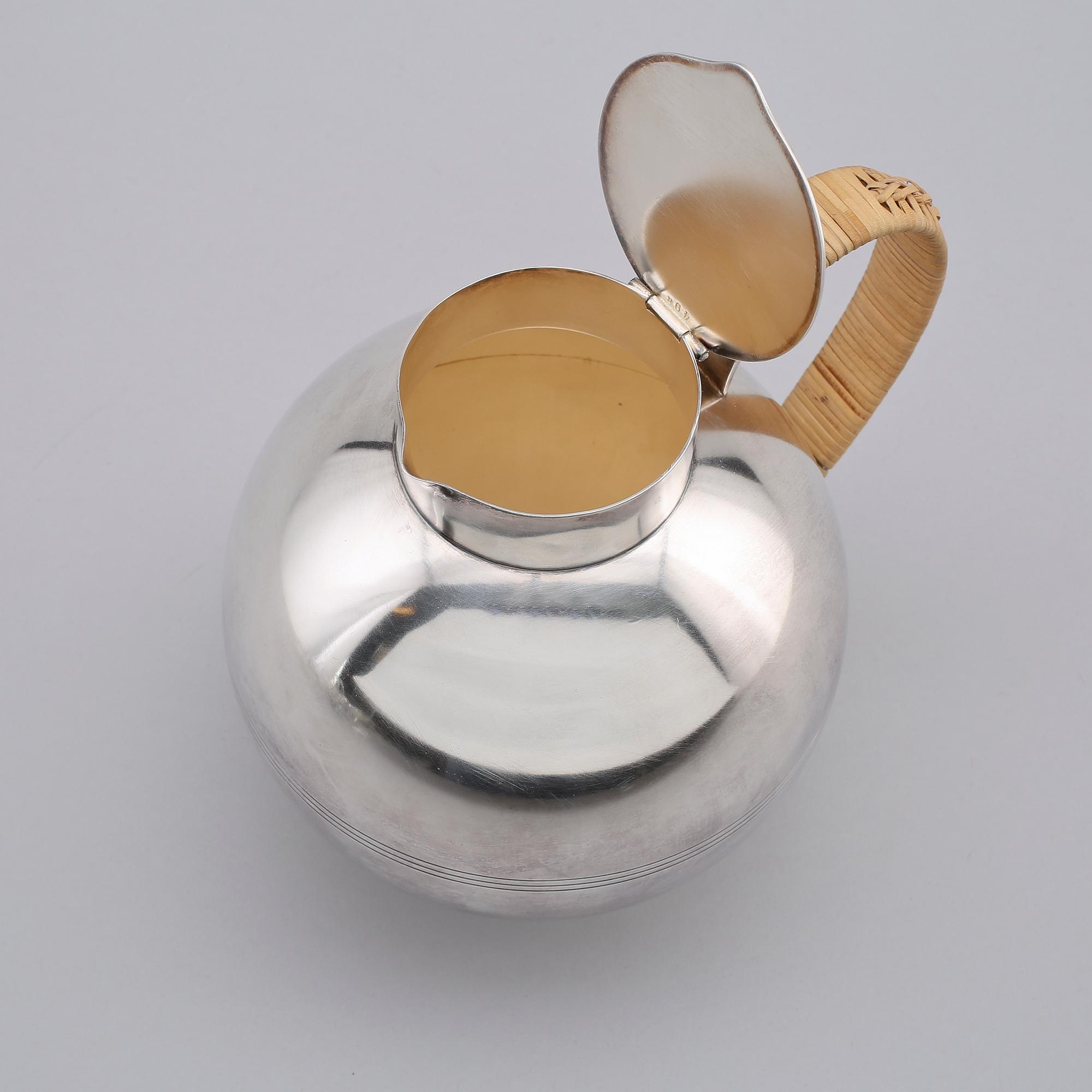 KANNA, nysilver, Sylvia Stave, CG Hallberg, Stockholm 1930-tal.