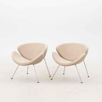 Pierre Paulin, armchairs 1 pair, "Orange Slice", Artifort,.