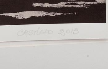 JORGE CASTILLO, pigment print, signed and dated 2013.