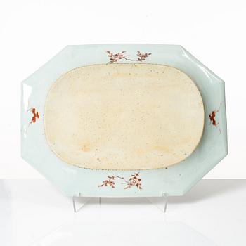 Kompaniporslin, 9 delar, Kina, Qing dynastin, Qianlong 1736-95.