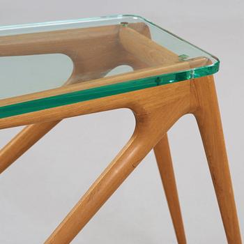 A 1950's maple side table attributed to Carlo di Carli, Italy.