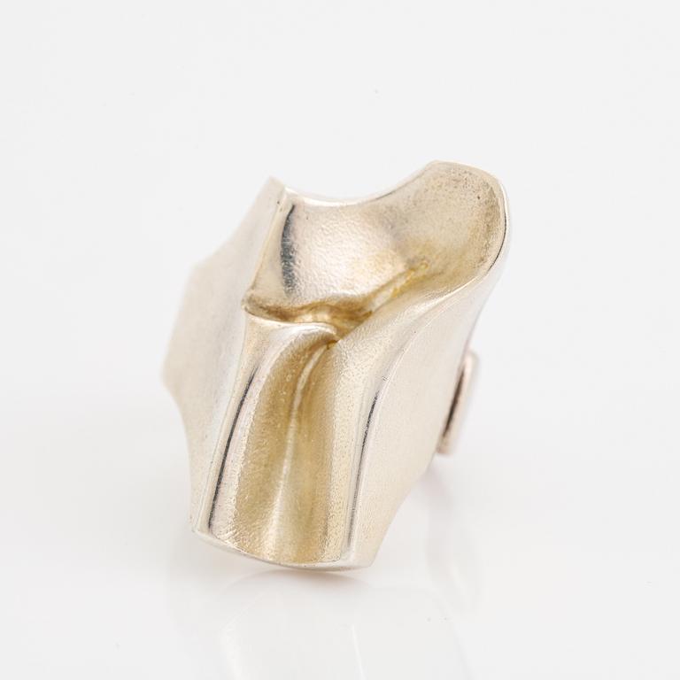 Björn Weckström, ring sterlingsilver. Lapponia 1974.