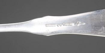 BESTICKSERVISDELAR, 14 st, "Uppsala", MGAB samt MEMA, Lidköping, 1950-/60-tal. Total vikt med stålblad ca 828 gram.