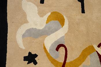 Rug, tufted, design attributed to Voldermar Boberman, 270 x 155 cm.
