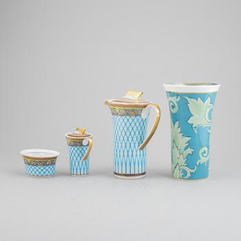 Versace for Rosenthal, 4 pieces. 'Ikarus Russian Dream' and 'Arabesque'.