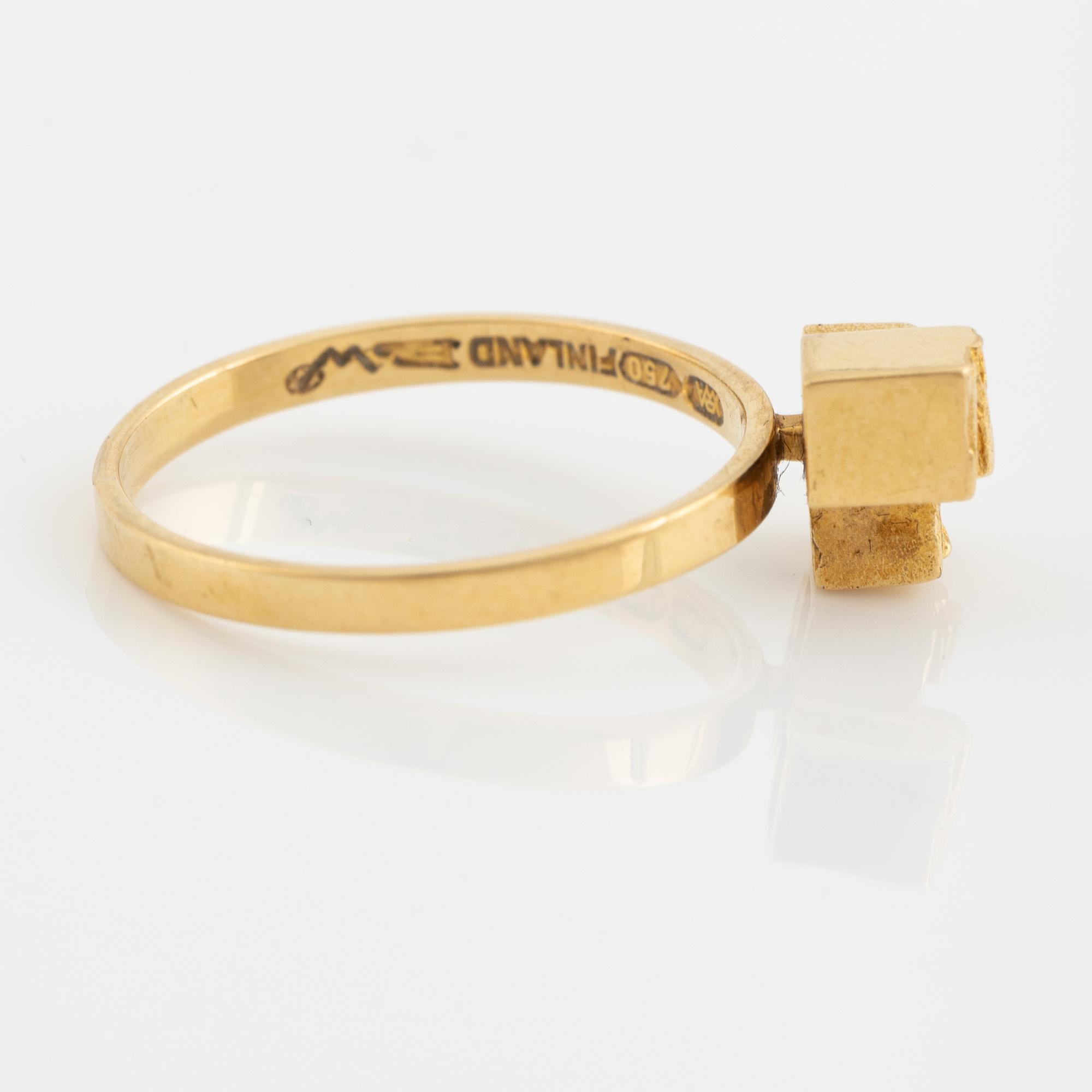 Björn Weckström, ring, "Guldtorn", 18K guld,  Lapponia.