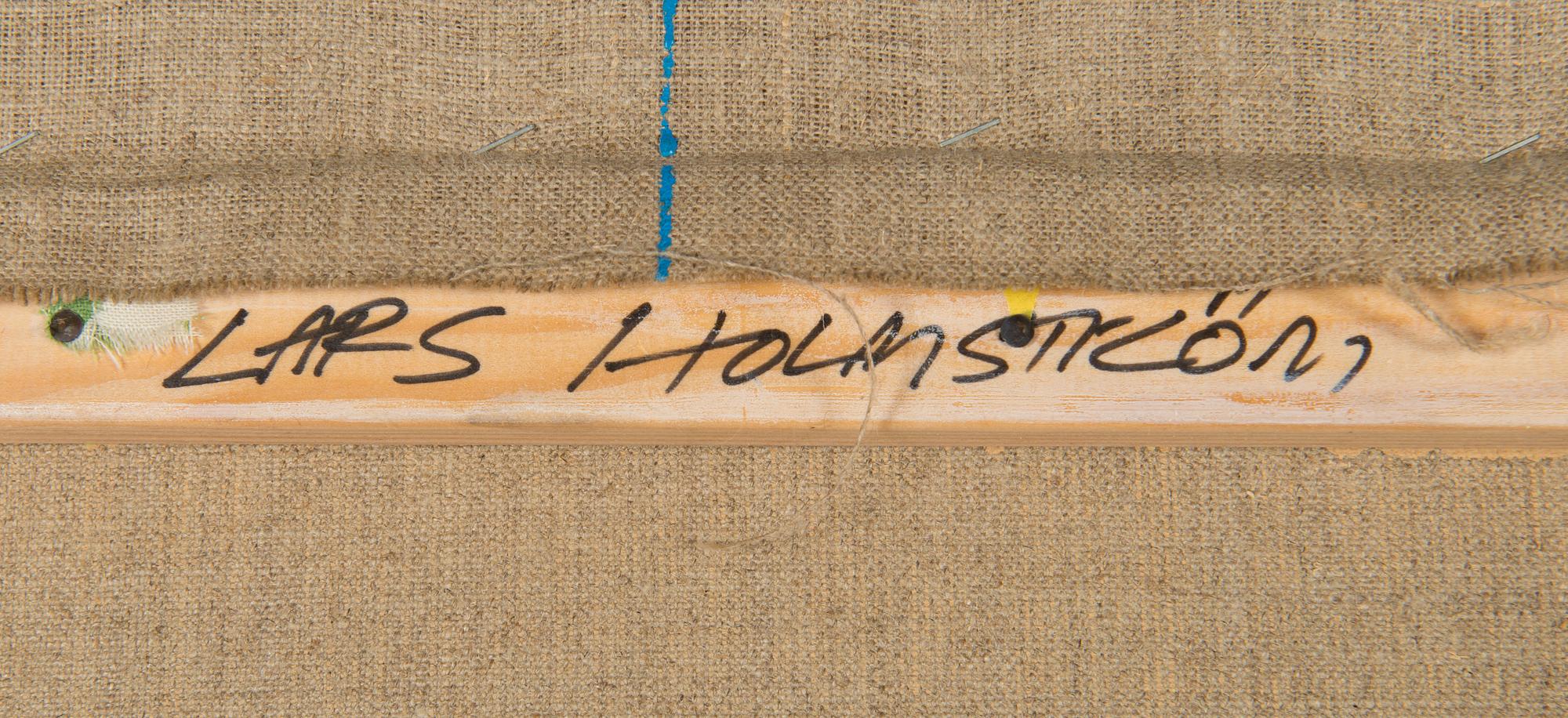 Lars Holmström, acrylic on canvas, unsigned.