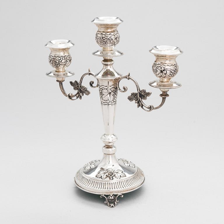 Kandelaber, sterlingsilver, Grekland 1900-talets mitt.