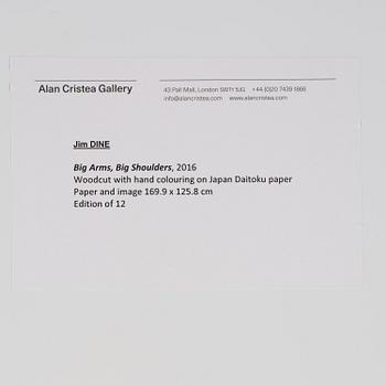 Jim Dine, "Big Arms, Big Shoulders".