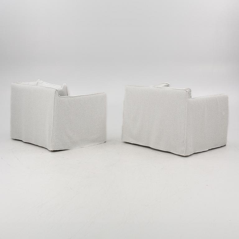 Paola Navone, fåtöljer för utomhusbruk, ett par, "Ghost Out", Gervasoni, Italien.