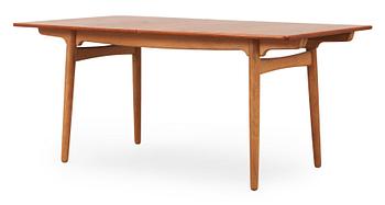 65. A Hans J Wegner teak dining table, Andreas Tuck, Denmark 1950's-60's.