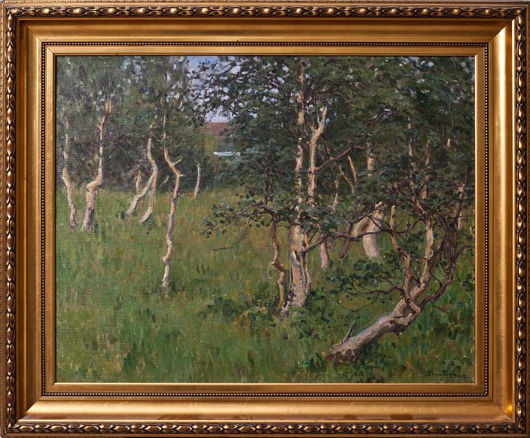 STINA TIRÉN, olja på duk, signerad och daterad 1912.