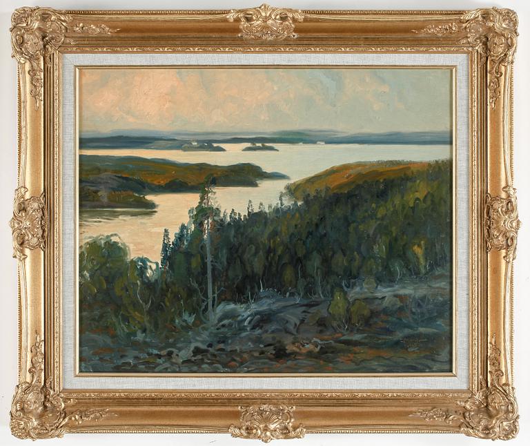 CARL BRANDT, Olja på duk, signerad och daterad 1910.