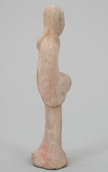 SKULPTUR, lergods, Kina, Han-stil.