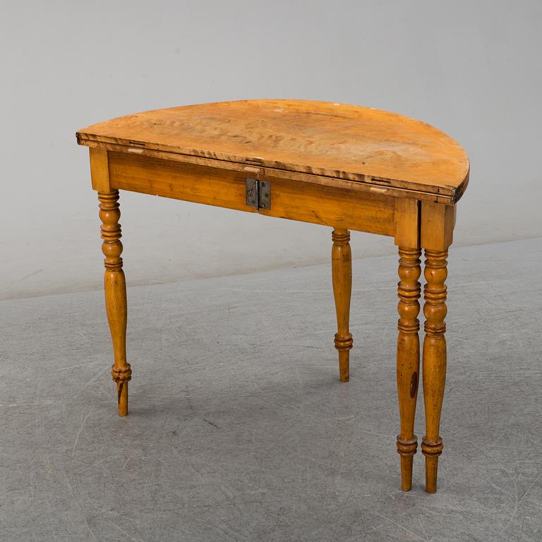 A second half of the 19th century table.