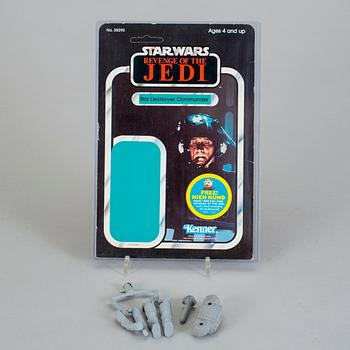 STAR WARS, Star Destroyer Commander, proof card, Revenge of the Jedi, Kenner, 1983.