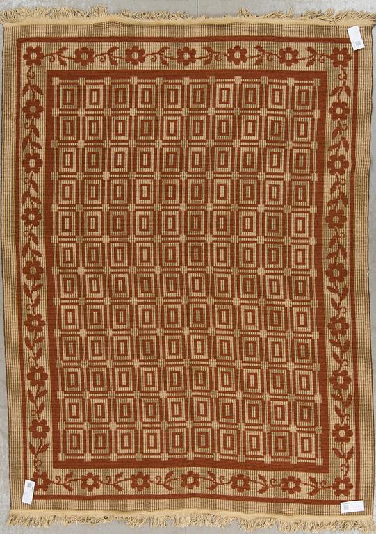 MATTA, dubbelsidig. 1900-talets mitt. Ca 277 x 168 cm.