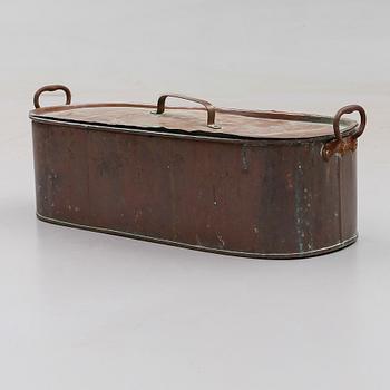 FISKGRYTA, koppar, 1800-tal.