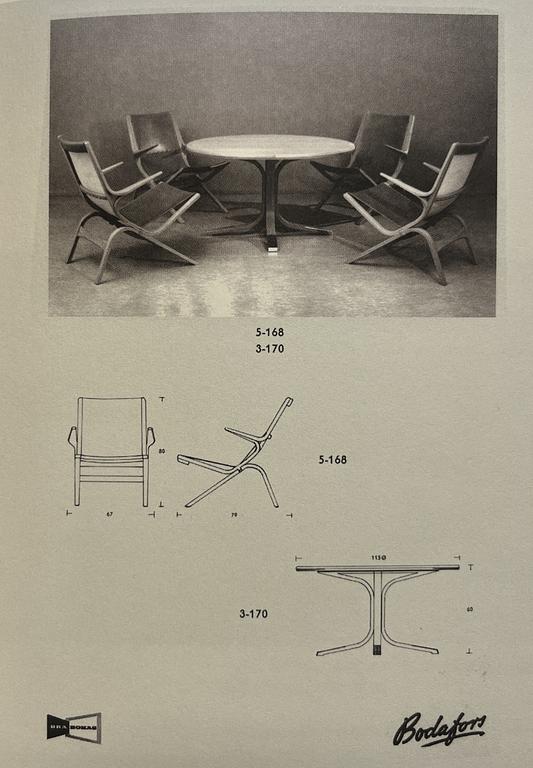 Bertil Fridhagen, fåtölj, "Limento", modell "5-168", Svenska Möbelfabrikerna, Bodafors, 1961.