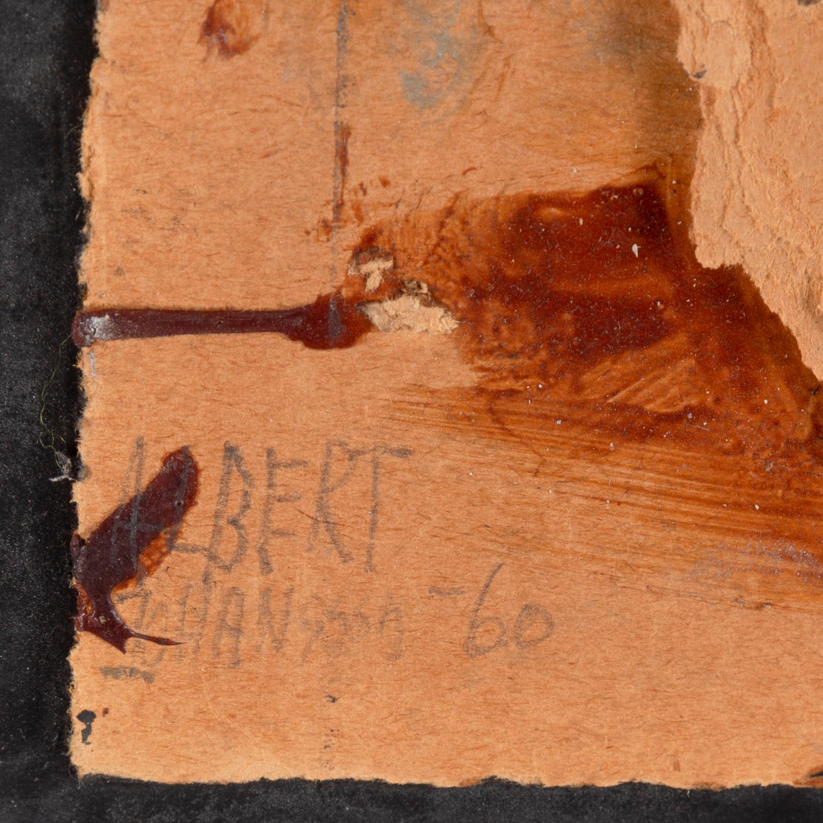 Albert Johansson, mixed media/assemblage, signed and dated 1960.