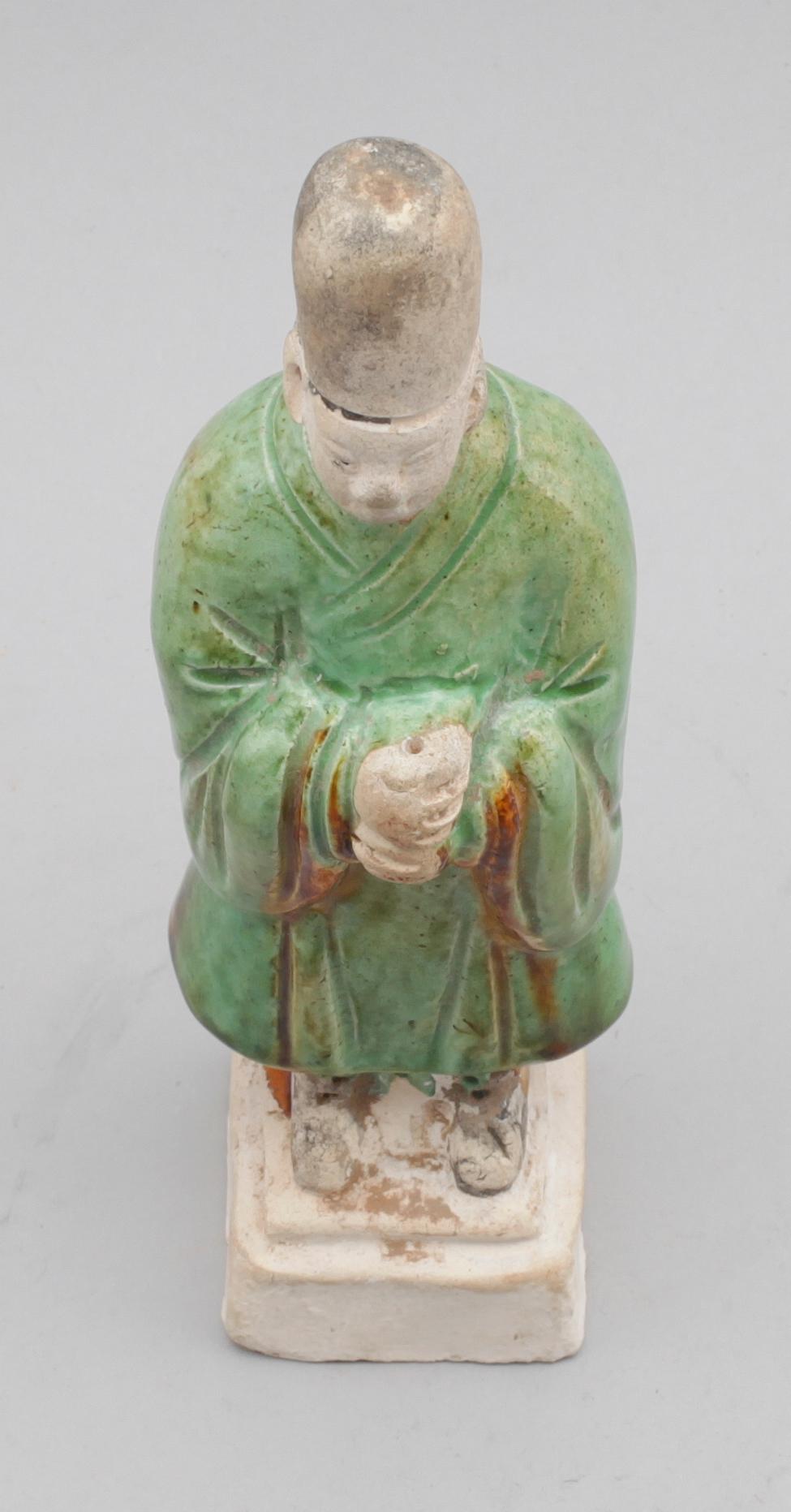 FIGUR, lergods, Kina, möjligen Ming.