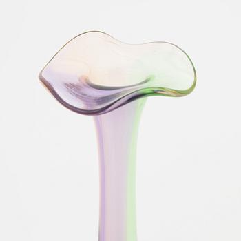 Kjell Engman, vaser, 2 st, glas, "Fidji", Kosta Boda.