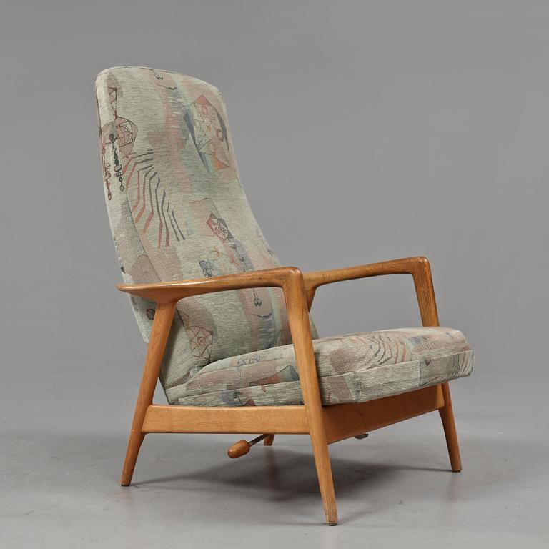 FÅTÖLJ, ur Contourette-serien, Alf Svensson, omkring 1900-talets mitt.