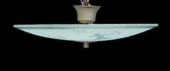 TAKLAMPA, 1900-talets första hälft. Höjd 20 cm.