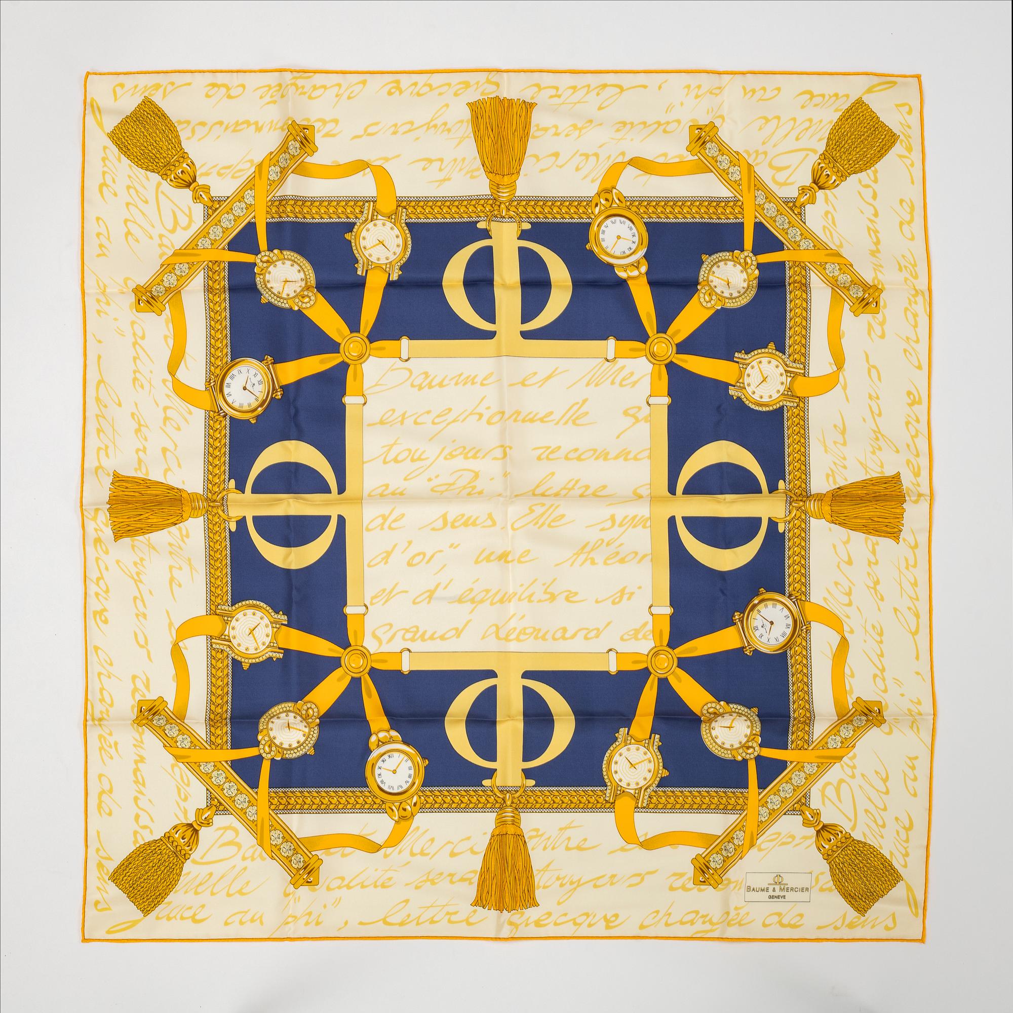 Baume & Mercier, scarf.