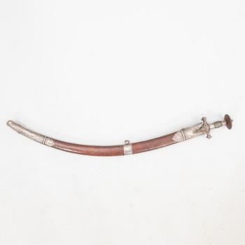 Tulwar / Shamshir, sabre, Afghan - Indian, turn of the Century 1900.