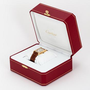 CARTIER, Tank, wristwatch, 25,5 x 25,5 (33,5) mm.