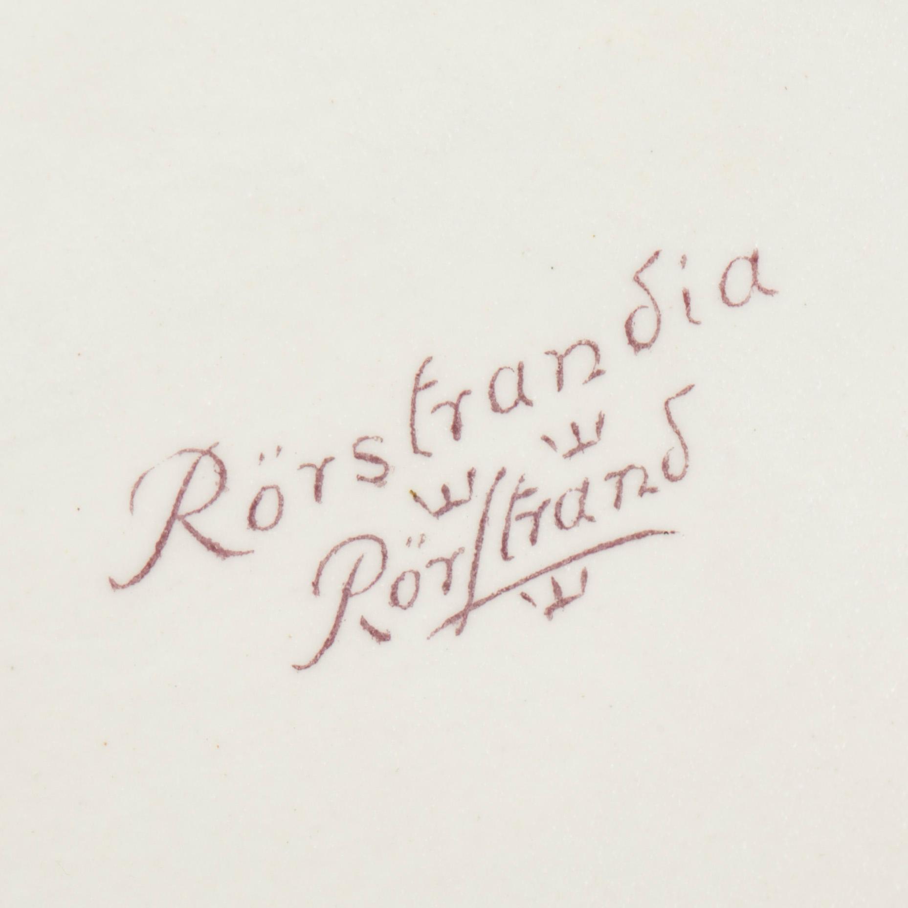 YTTERFODER, 8 stycken, Rörstrand, "Rörstrandia", 1900-tal.