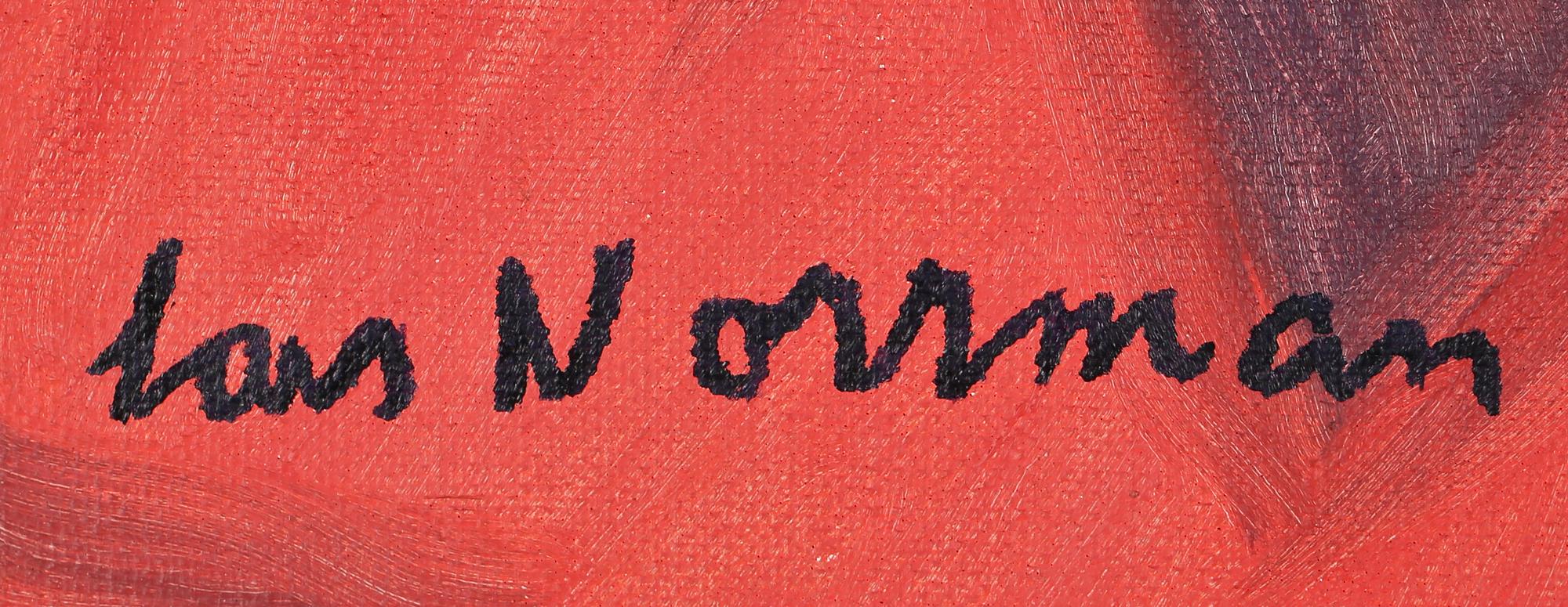 LARS NORRMAN, olja på duk, signerad.