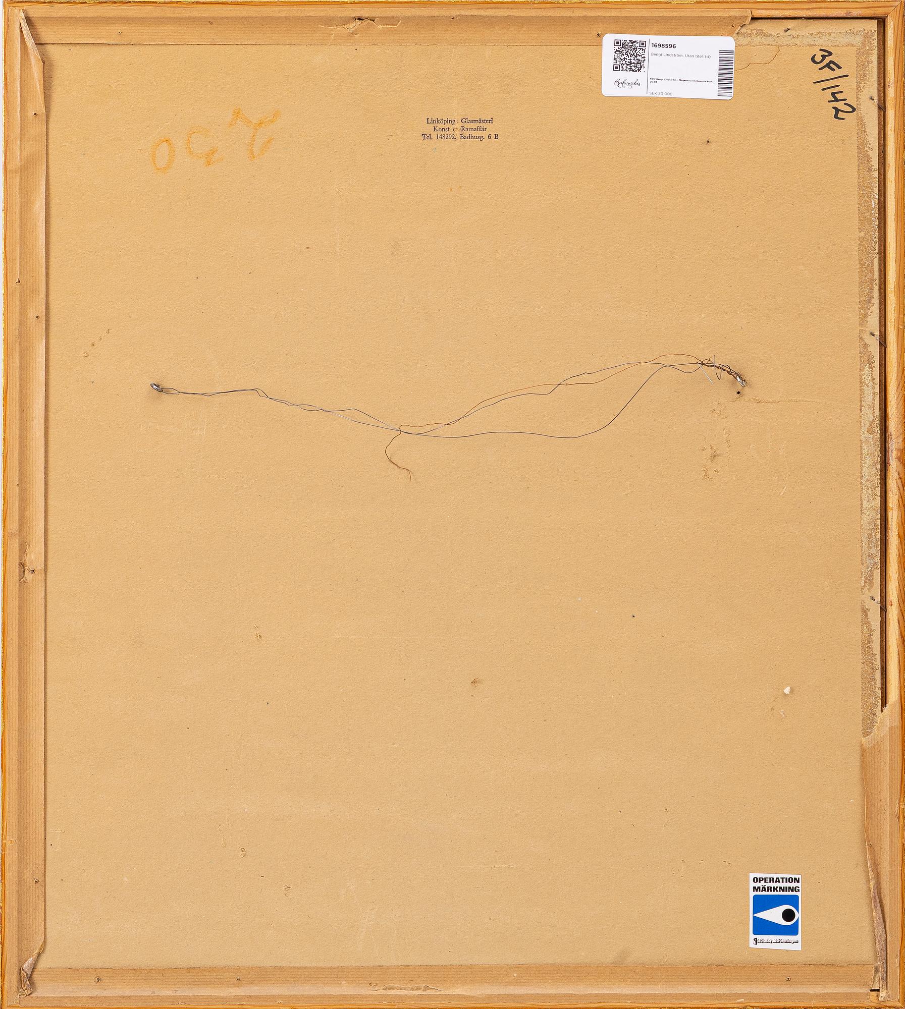 Bengt Lindström, Utan titel.